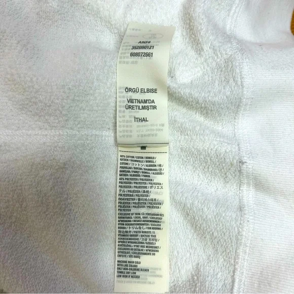 Hollister Vintage Y2K White Button Up Hoodie - Picture 5 of 5